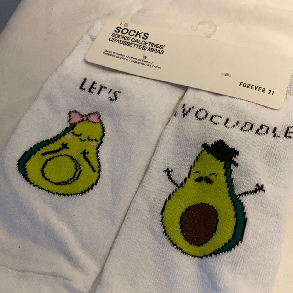 Avocuddle Graphic Ankle Socks